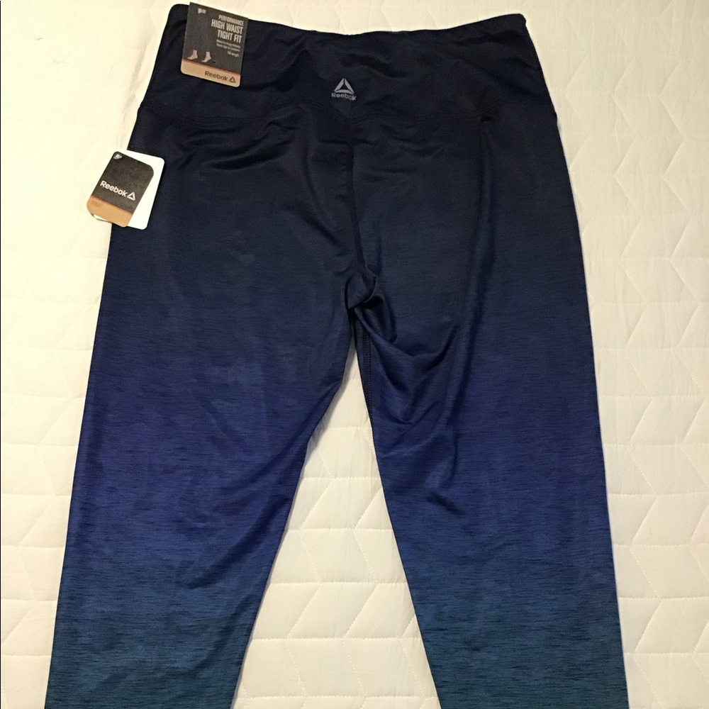 Reebok high waist, mid-calf workout pants